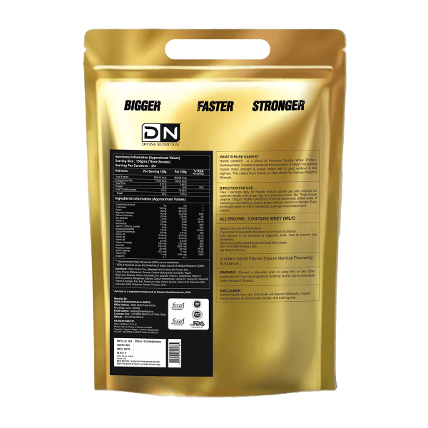 DIVINE HUNK GAINER GOLD