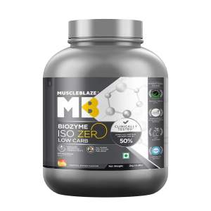 MUSCLEBLAZE BIOZYME ISO-ZERO, LOW CARB 2 KG