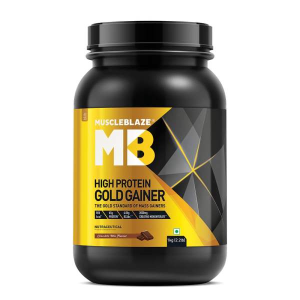 MUSCLEBLAZE HIGH PROTEIN GOLD GAINER, 1KG