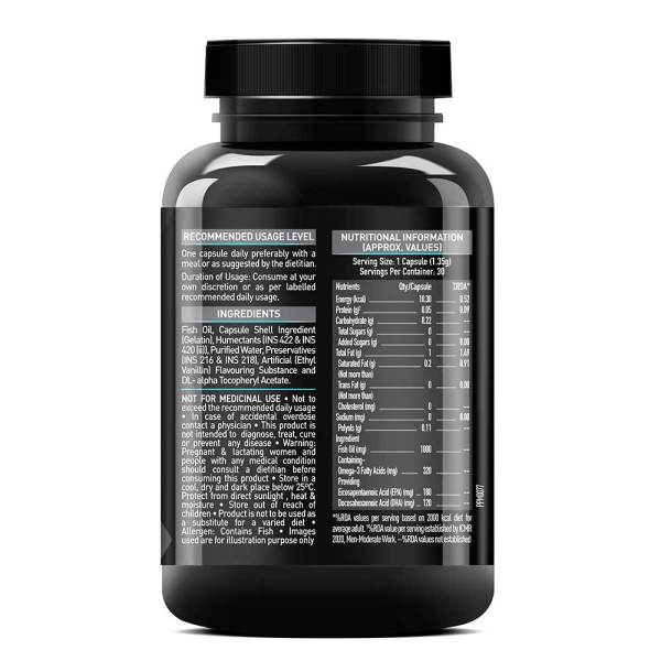 MUSCLEBLAZE OMEGA 3 FISH OIL (1000 MG)
