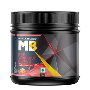 MUSCLEBLAZE PRE WORKOUT RIPPED, 250 G