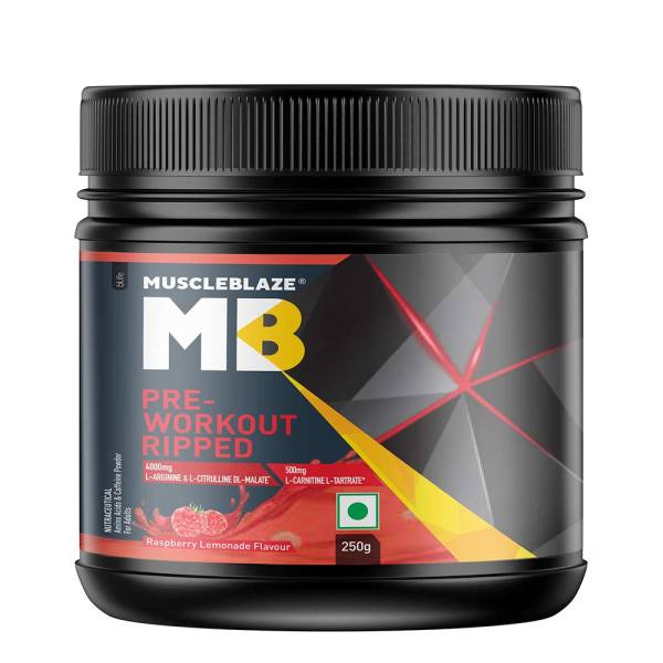 MUSCLEBLAZE PRE WORKOUT RIPPED, 250 G