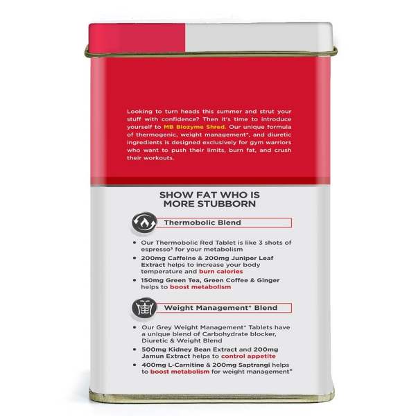 MUSCLEBLAZE BIOZYME SHRED, 90 TABLETS