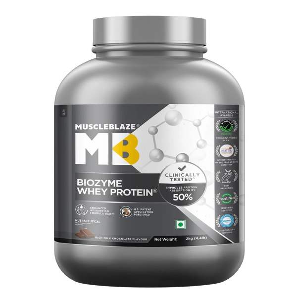 prd_3093927-MuscleBlaze-Biozyme-Whey-Protein-4.4-lb-Rich-Milk-Chocolate_o MUSCLEBLAZE BIOZYME WHEY PROTEIN, 2 KG