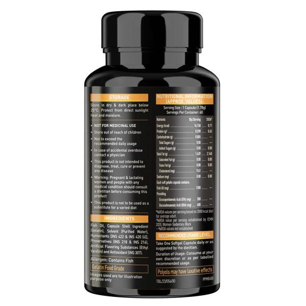 MUSCLEBLAZE OMEGA 3 FISH OIL GOLD 3X TRIPLE STRENGTH