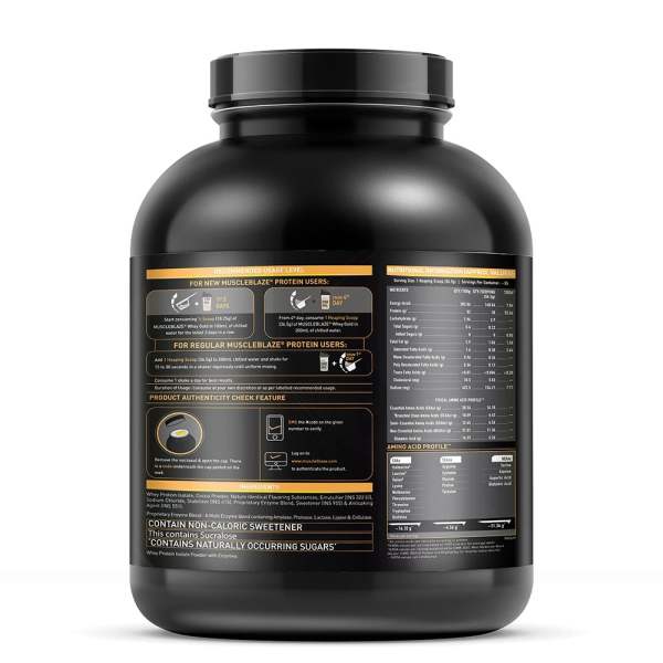 MUSCLEBLAZE WHEY GOLD 100% WHEY PROTEIN ISOLATE, 2 KG