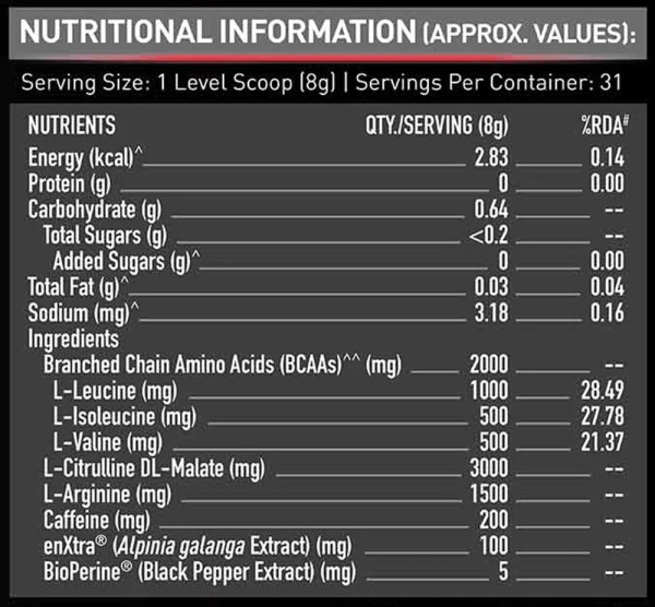MuscleBlaze Pre Workout 300 Ripped, 250 g (0.55 lb), Fruit punch