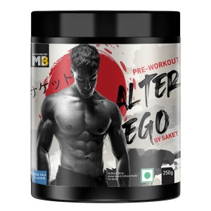 MuscleBlaze Pre Workout Alter Ego By Saket, 250 g (0.55 lb), Blue Cola