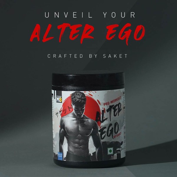 MuscleBlaze Pre Workout Alter Ego By Saket, 250 g (0.55 lb), Blue Cola