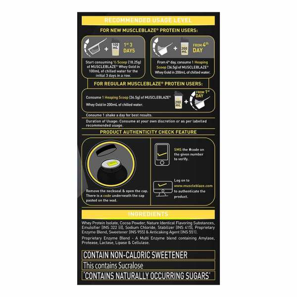 mb gold 5 MuscleBlaze Whey Gold 100% Whey Protein Isolate, 1 kg (2.2 lb), Rich Milk Chocolate