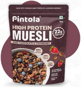 High Protein Dark Chocolate & Cranberry Muesli 1kg