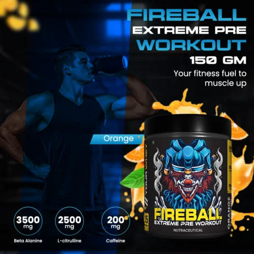YourWhey Fireball Extreme Pre-Workout 150gm