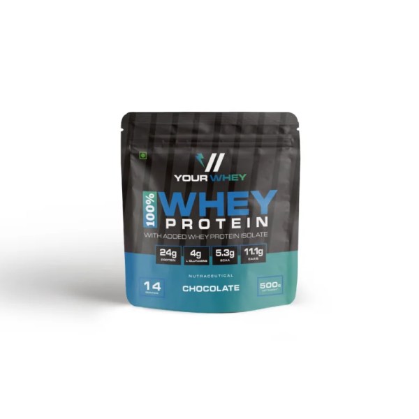 your whey protine 500 1 YourWhey 100% Whey Protein 500gm