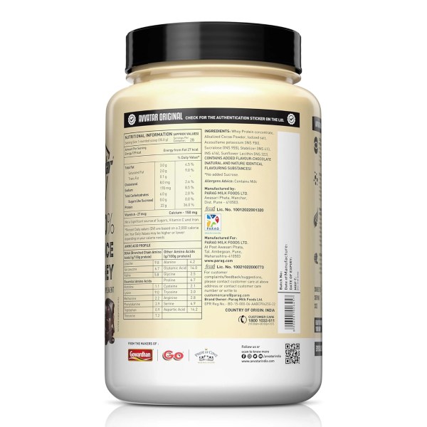 av pw 2 Avvatar Performance Whey | Sugar Free | Gluten Free | Soy-Free 2kg