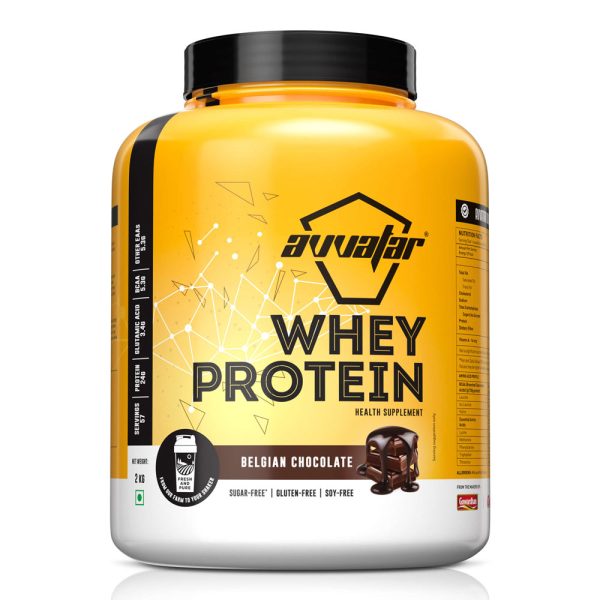 Avvatar Whey Protein | 2 Kg | Belgian Chocolate Flavour