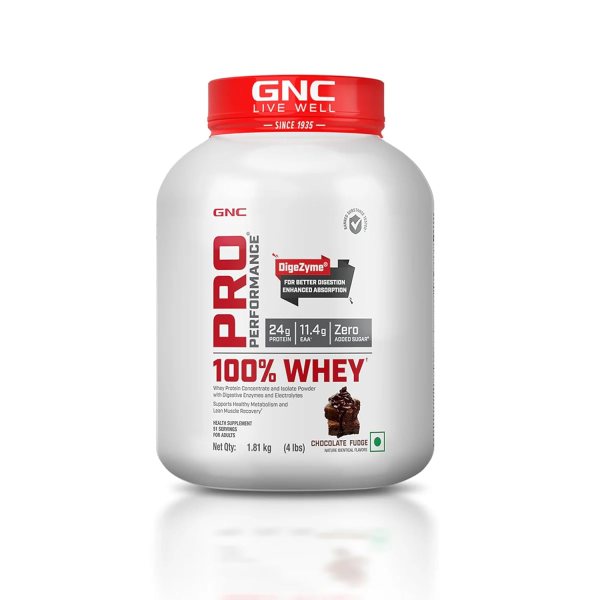 GNC PRO PERFORMANCE 100% WHEY ,CHOCOLATE FUDGE, CAFFE MOCHA